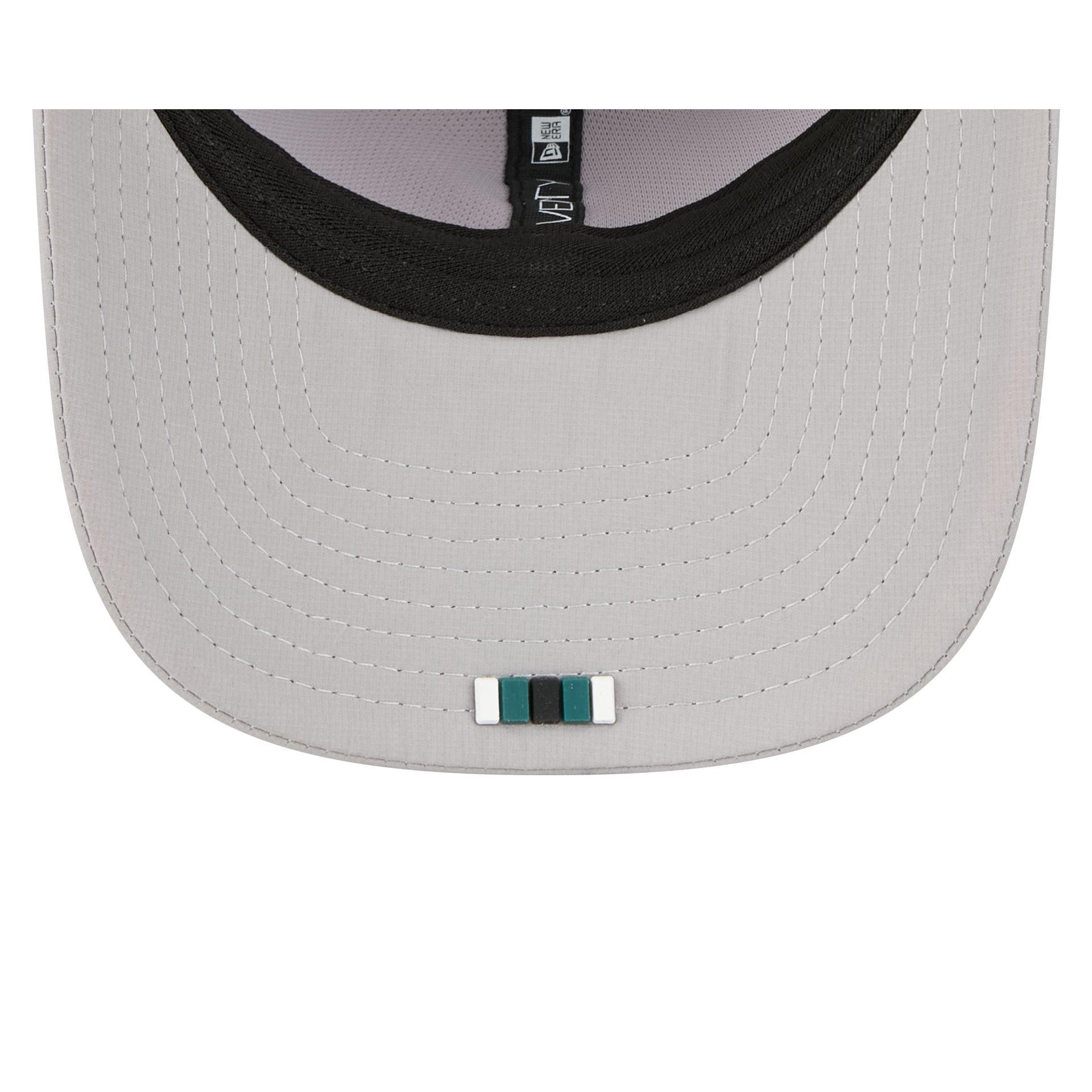 Philadelphia Eagles 2025 Sideline Hot Weather Gray 9SEVENTY Trucker Hat Male Product Image