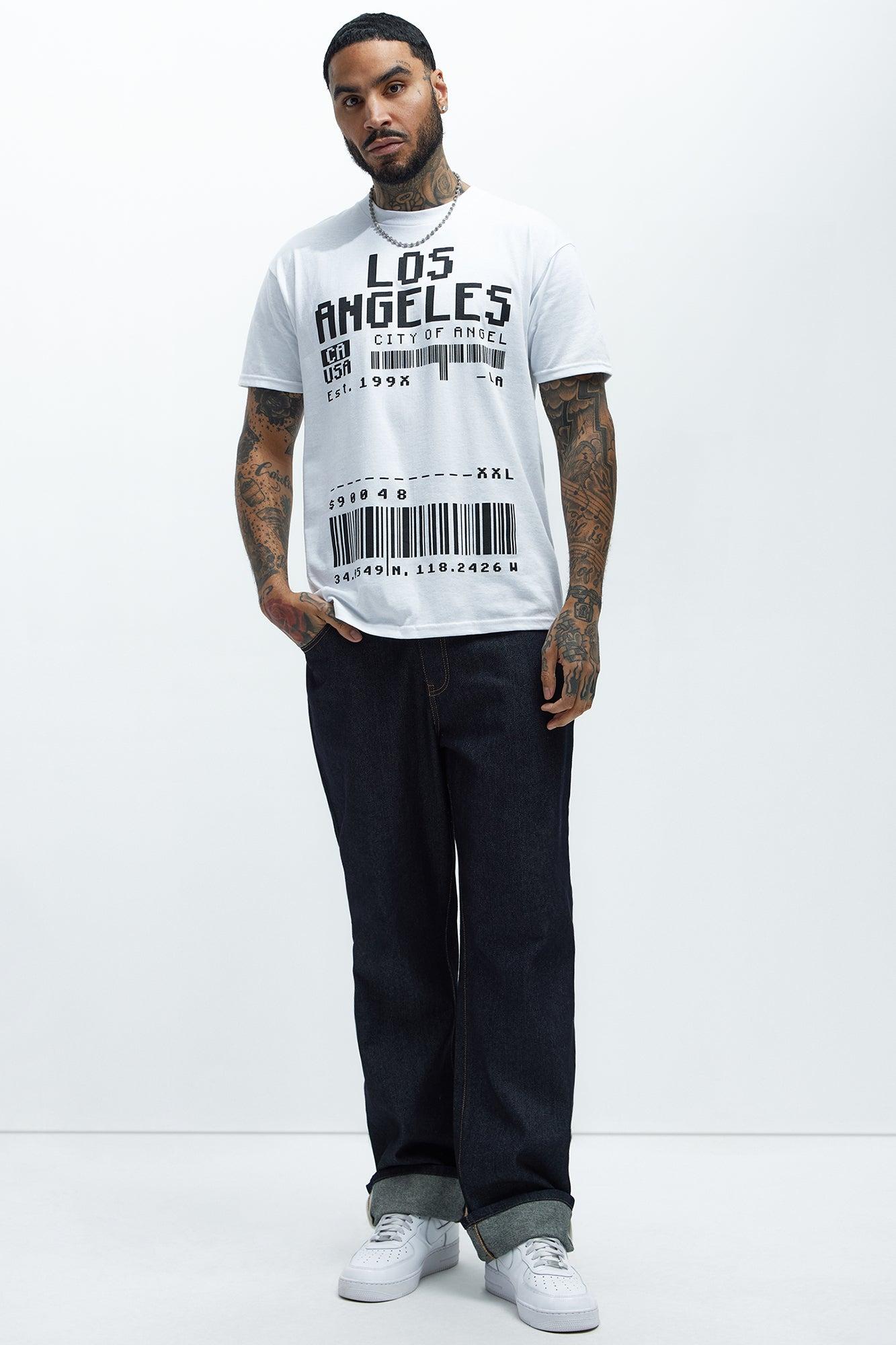 City Of Angeles LA Short Sleeve Tee - White Product Image