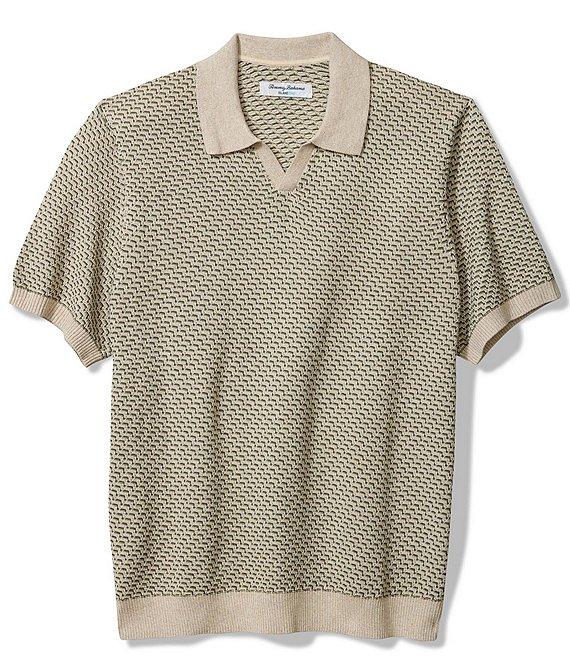 Tommy Bahama Coolside Johnny Collar Short Sleeve Polo Shirt Product Image
