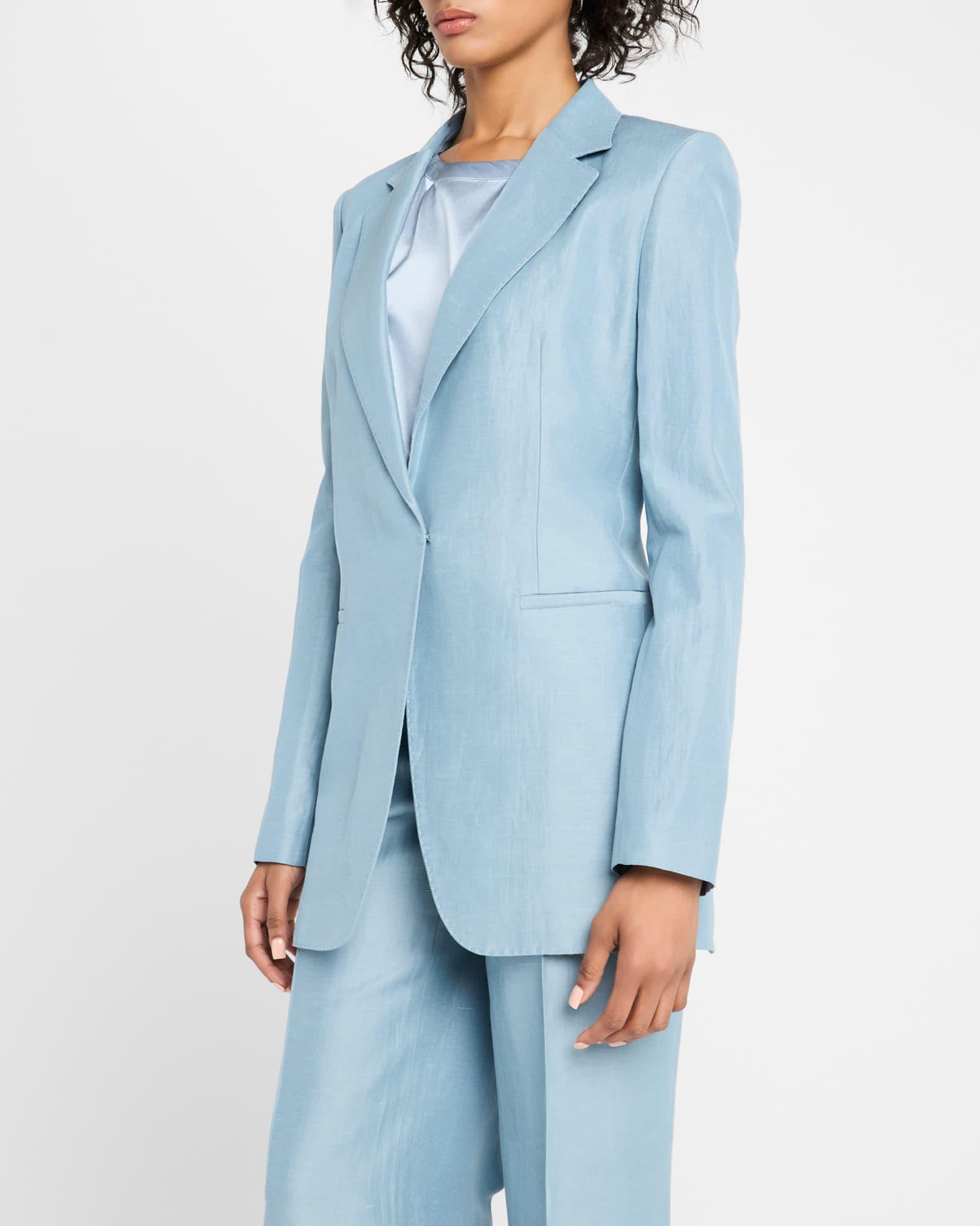 Elongated Pick Stitch Blazer Product Image