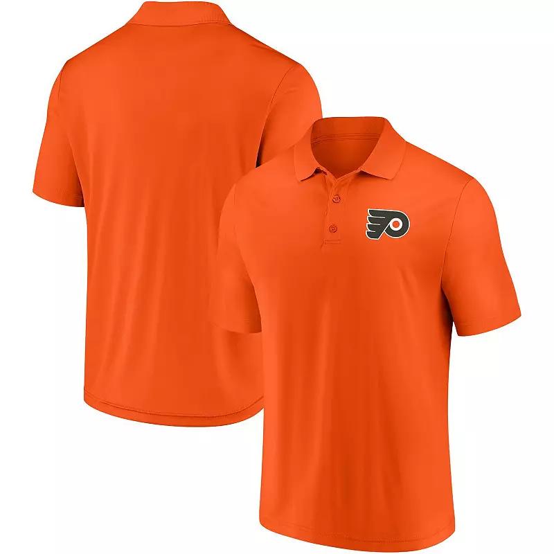 Men's Fanatics Branded Orange Philadelphia Flyers Winning Streak Polo,  Product Image