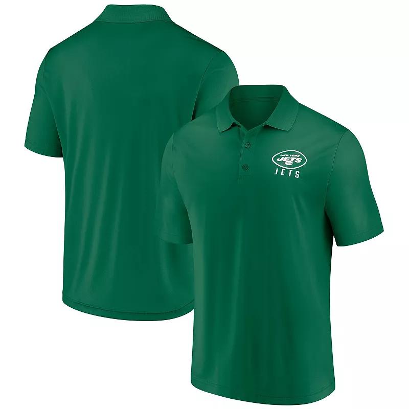 Men's Fanatics Green New York Jets Lockup Polo,  Product Image