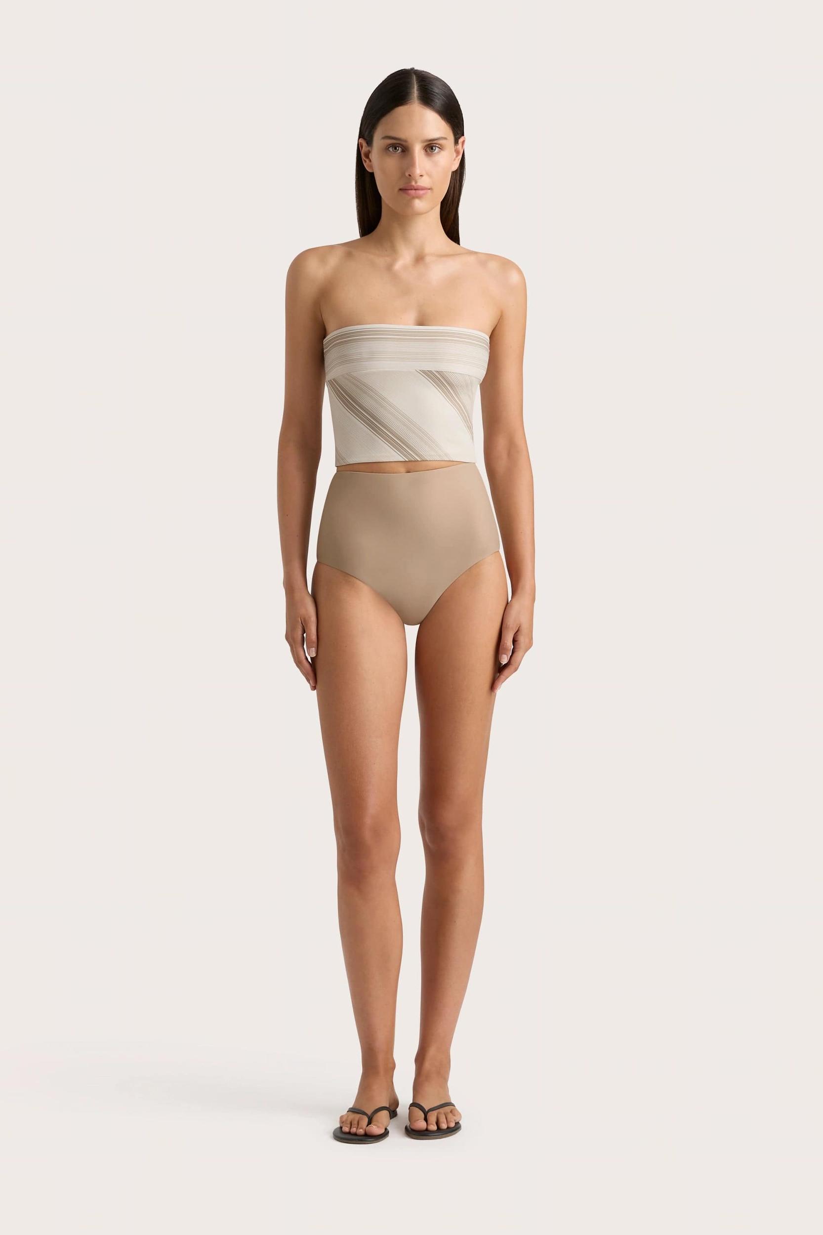 Manon Bikini Bottom Taupe - Final Sale Product Image