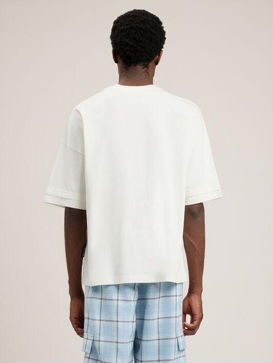 Curved Logo Loose Double T-Shirt Product Image
