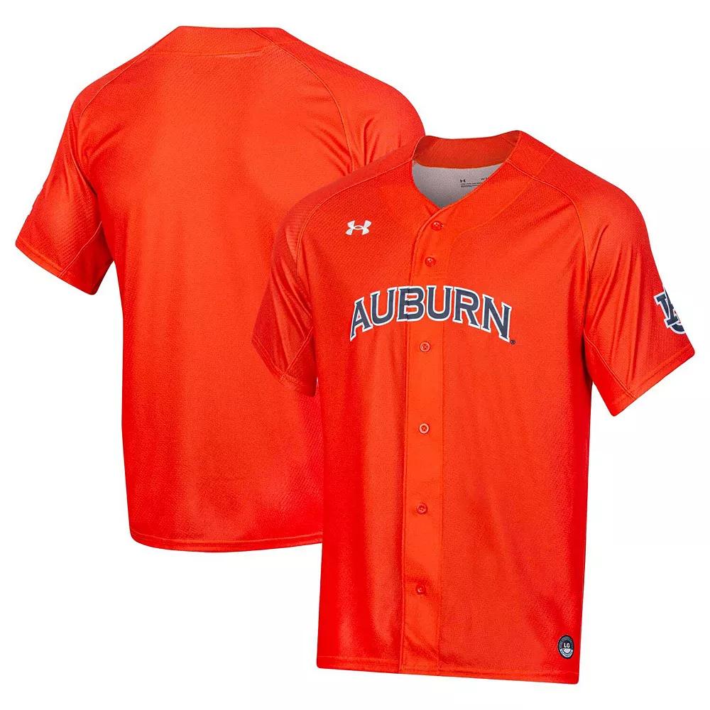 Men's Under Armour Orange Auburn Tigers Replica Baseball Jersey,  Product Image