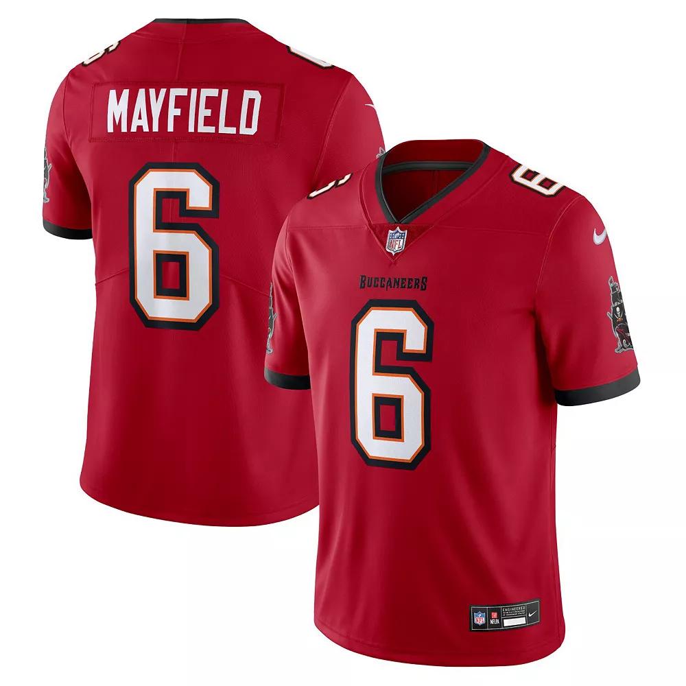 Men's Nike Baker Mayfield Red Tampa Bay Buccaneers Vapor Untouchable Limited Jersey,  Product Image
