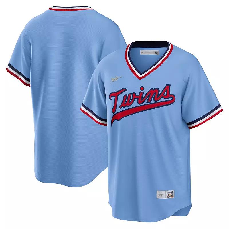 Men's Nike Light Blue Minnesota Twins Road Cooperstown Collection Team Jersey,  Product Image