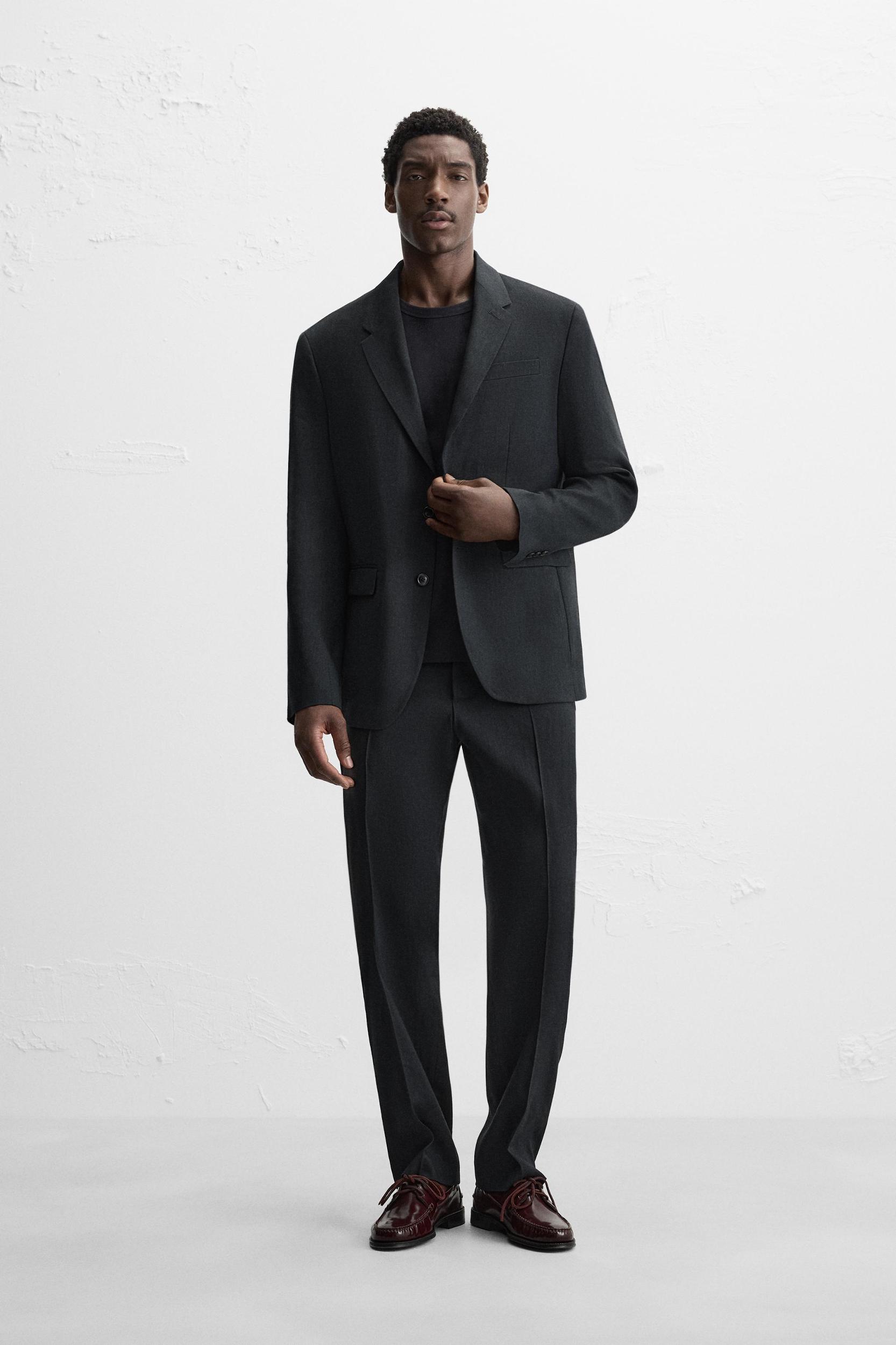 HEMP-WOOL SUIT BLAZER Product Image