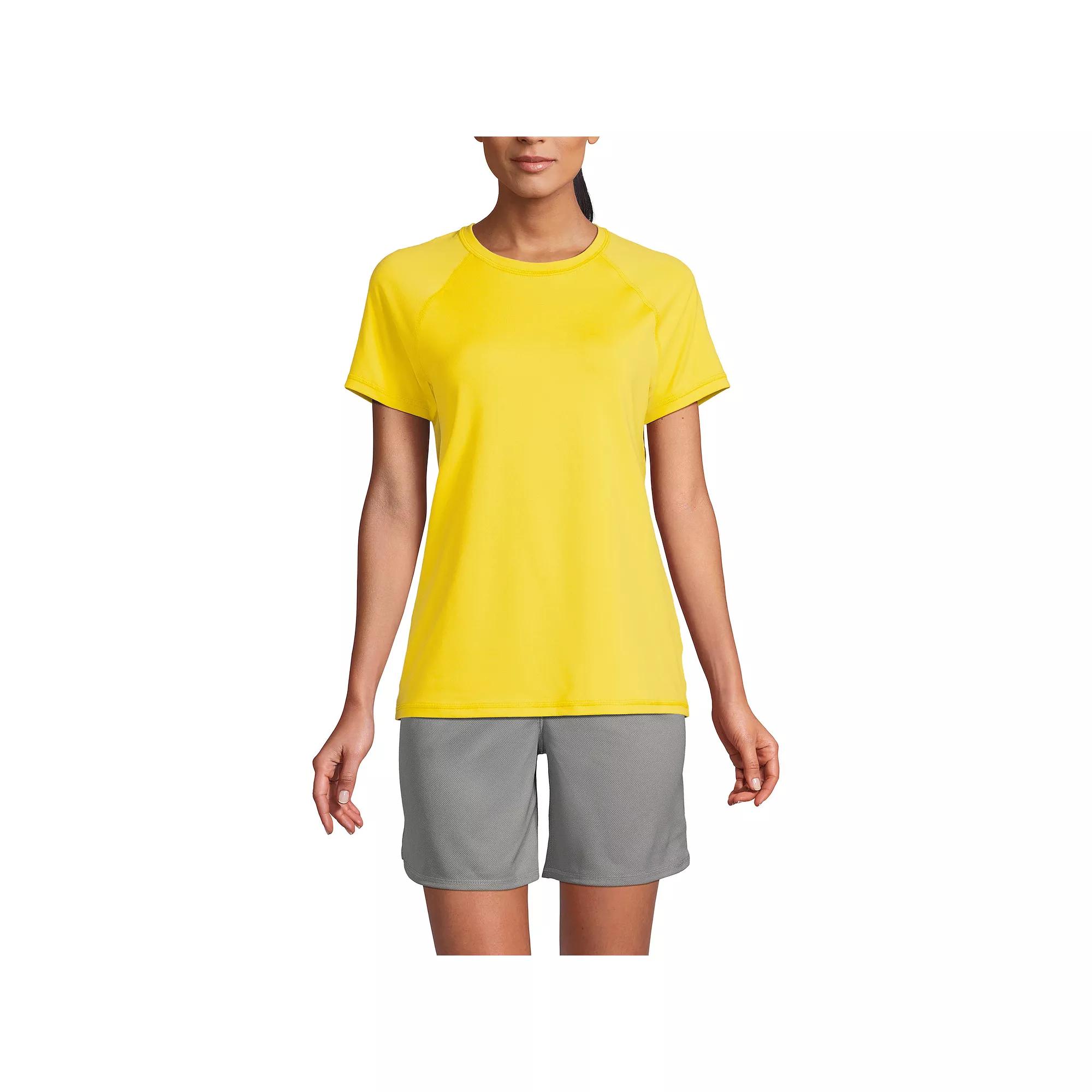 Women's Lands' End School Uniform Short Sleeve Active Tee,  Product Image