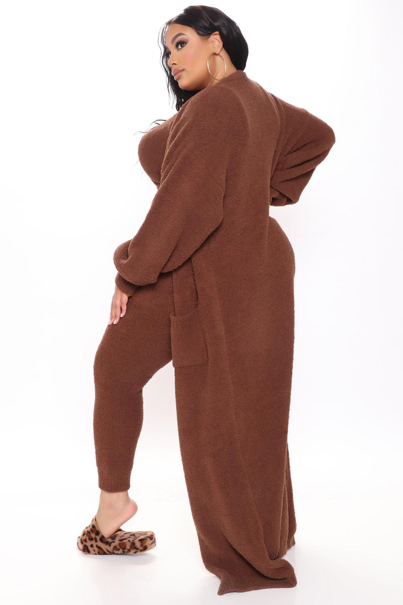 Living So Cozy 3 Piece Legging Set - Brown Product Image