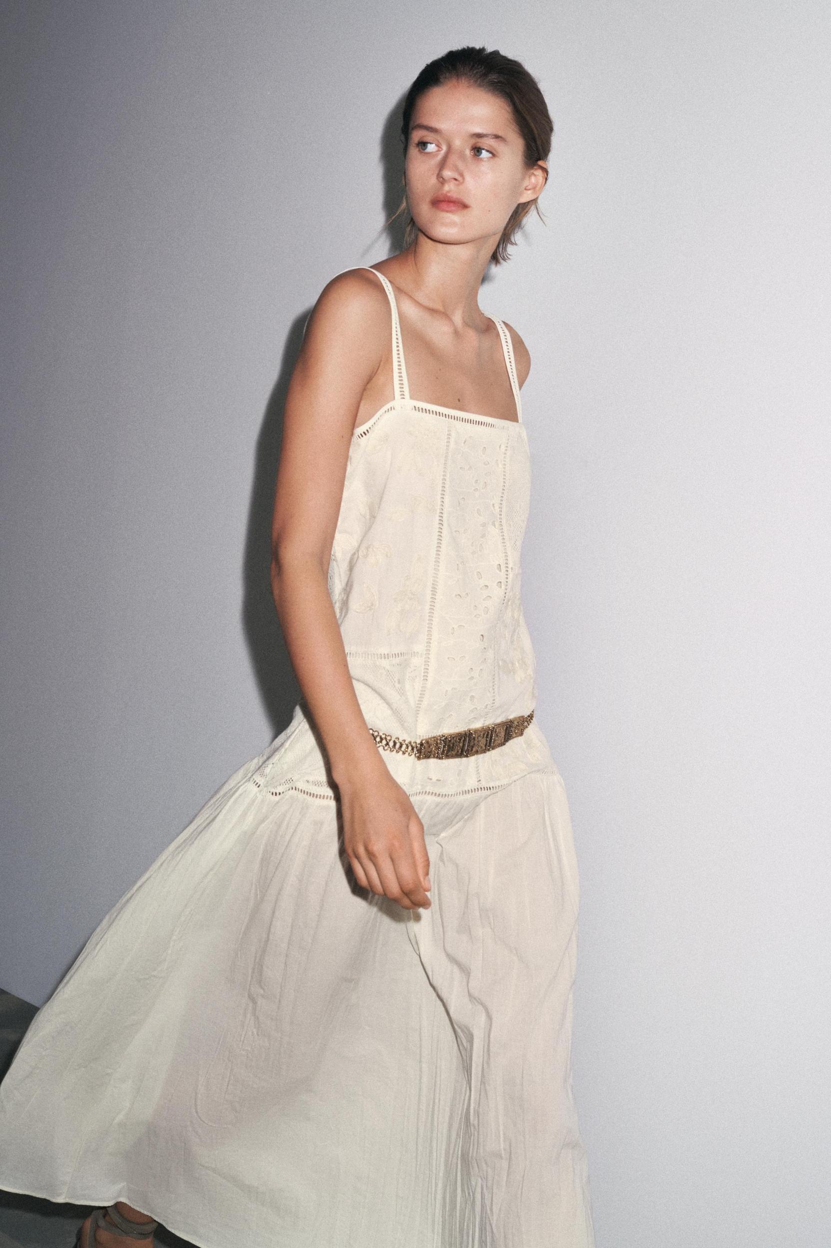 ZW COLLECTION PATCHWORK EMBROIDERED DRESS Product Image