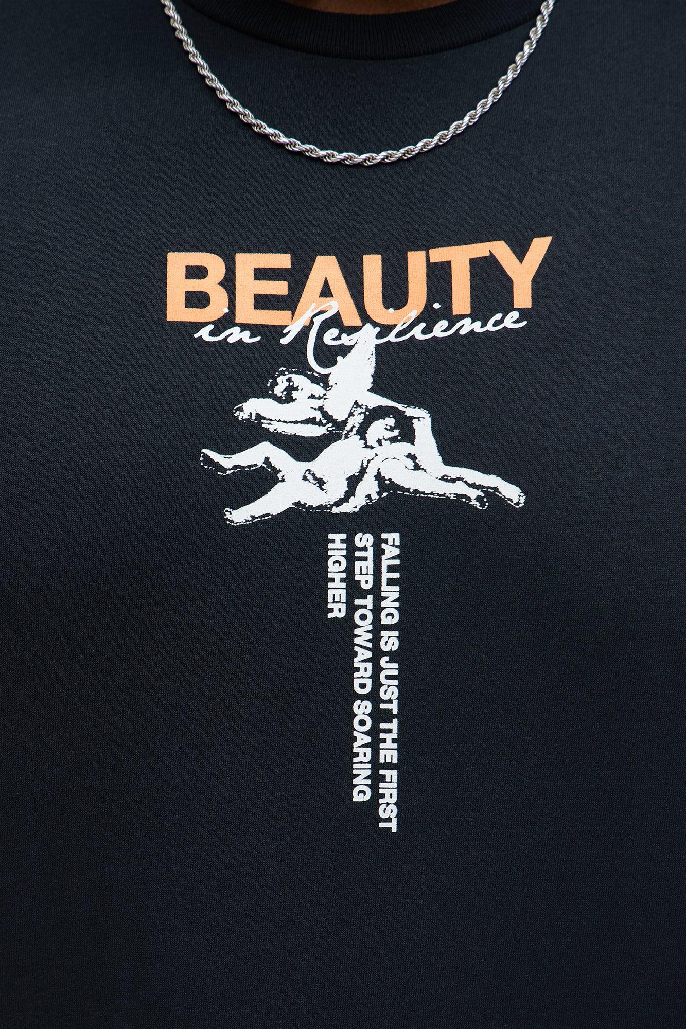 Beauty In Resilience Short Sleeve Tee - Black Product Image