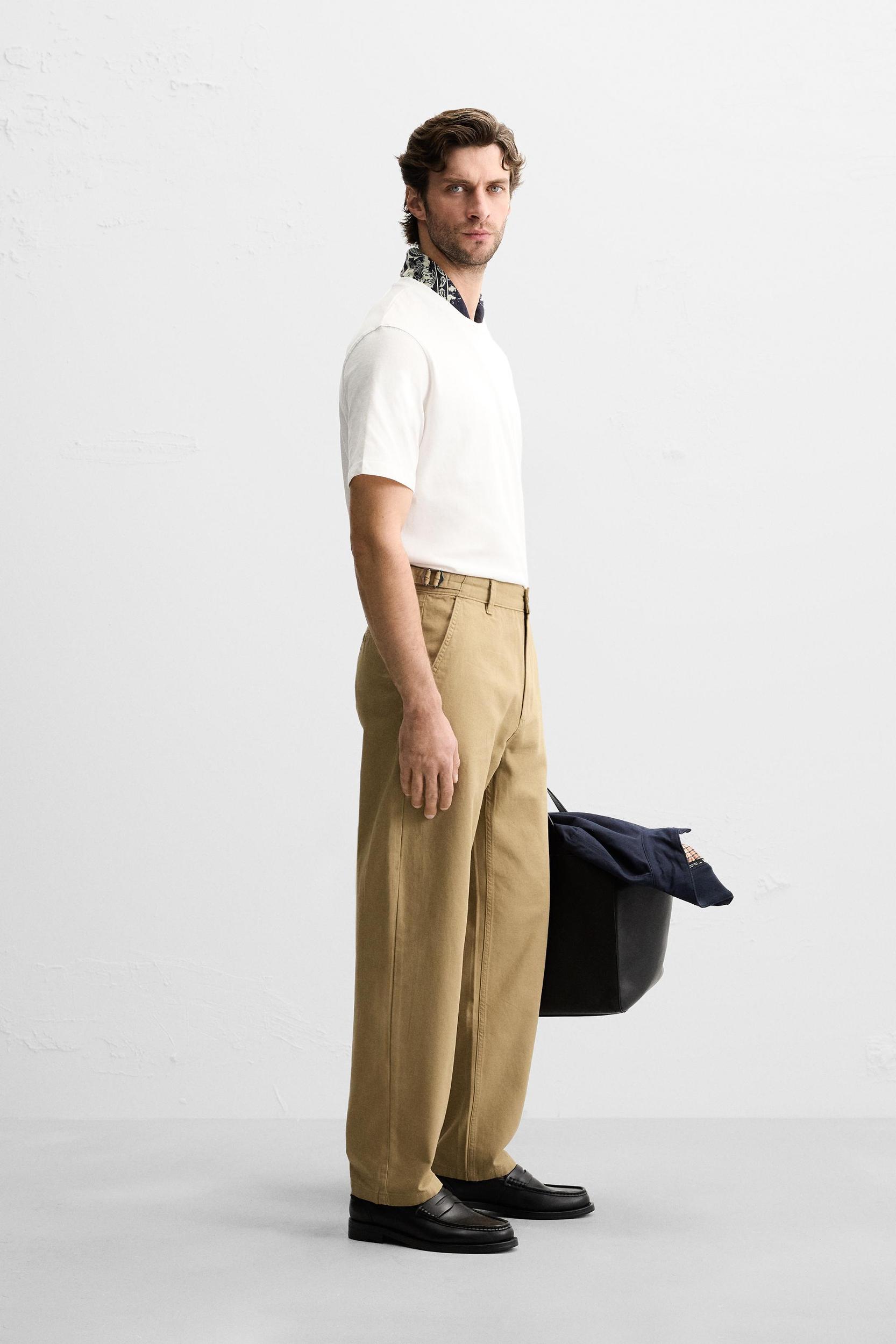 REGULAR FIT CHINO PANTS Product Image