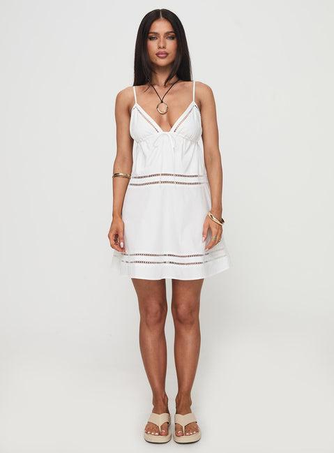 Araxie Mini Dress White Product Image
