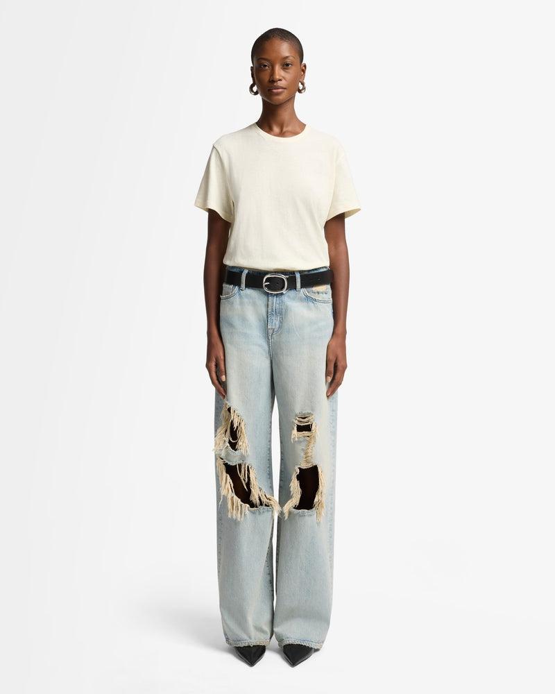 Linen Blend Tee Product Image