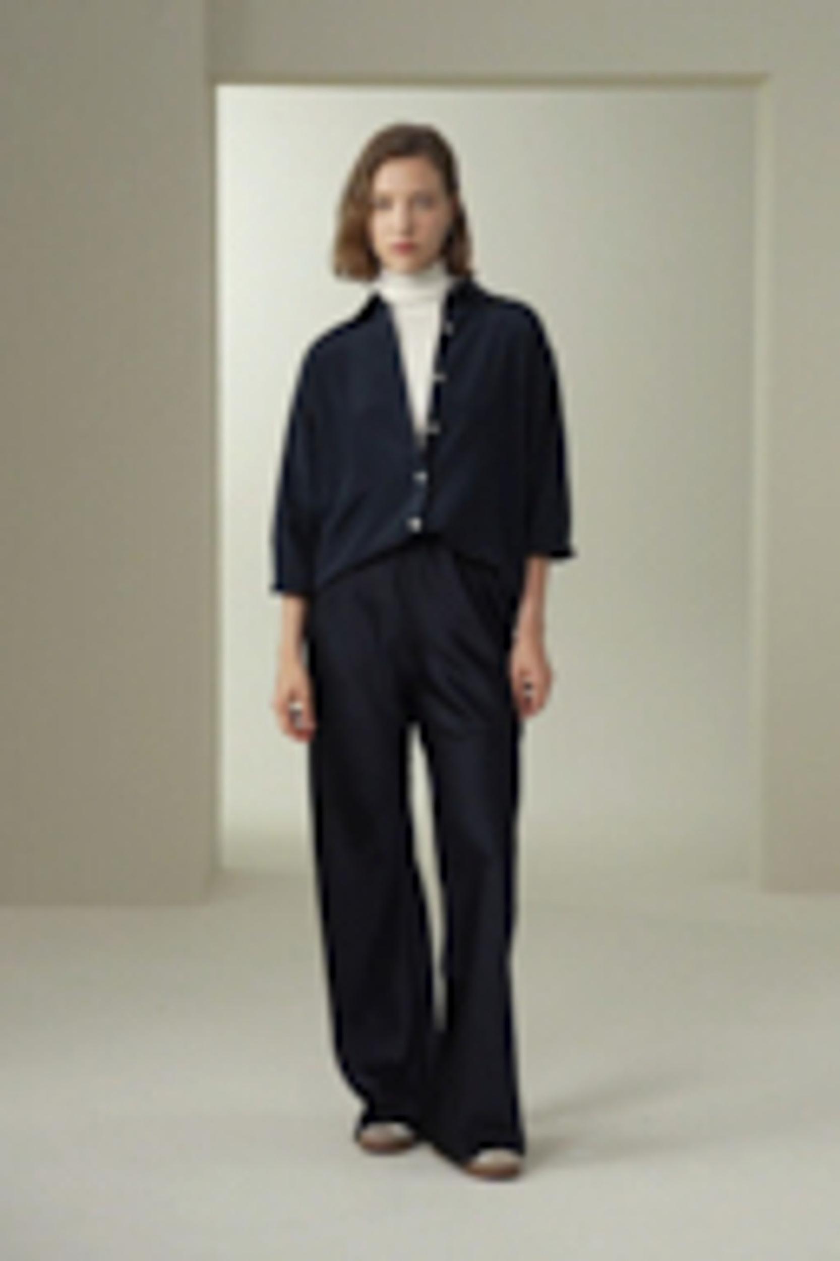 The One Relaxed Fit Silk Shirt Product Image