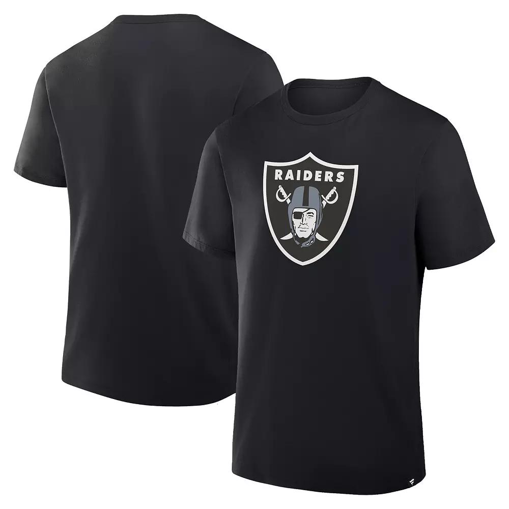 Men's Fanatics Black Las Vegas Raiders Legacy Cotton T-Shirt,  Product Image