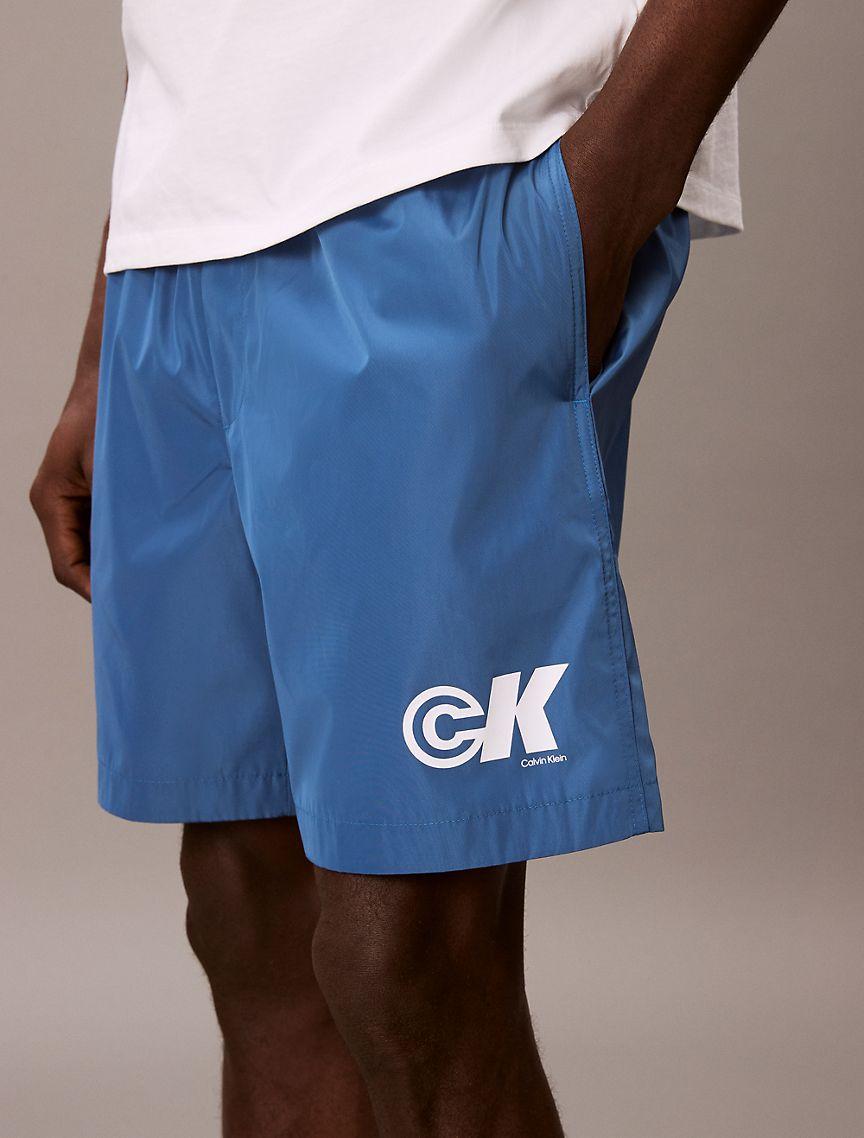 Monogram Graphic Pull-On Shorts Product Image