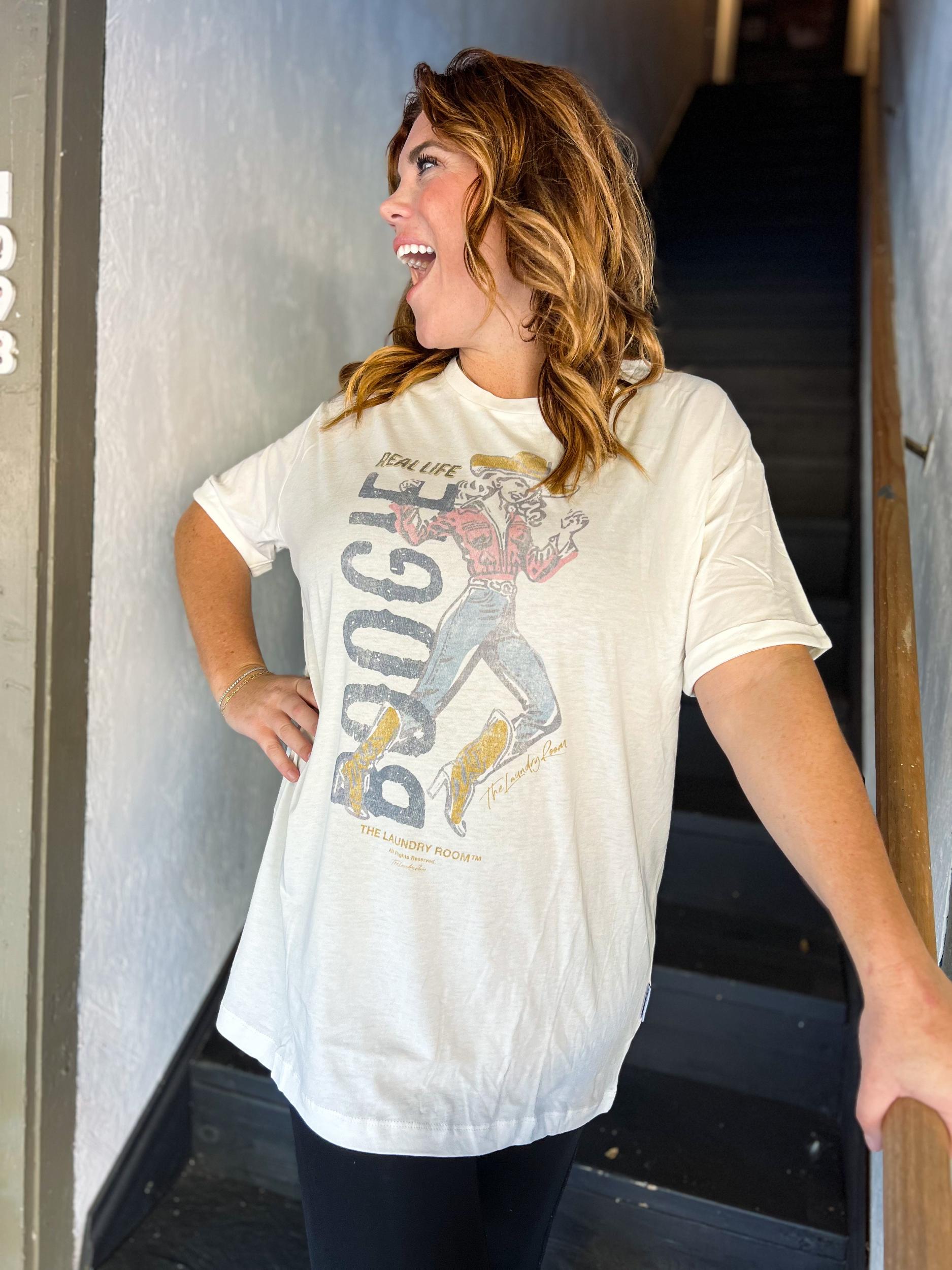 Real Life Boogie Oversized Tee Product Image