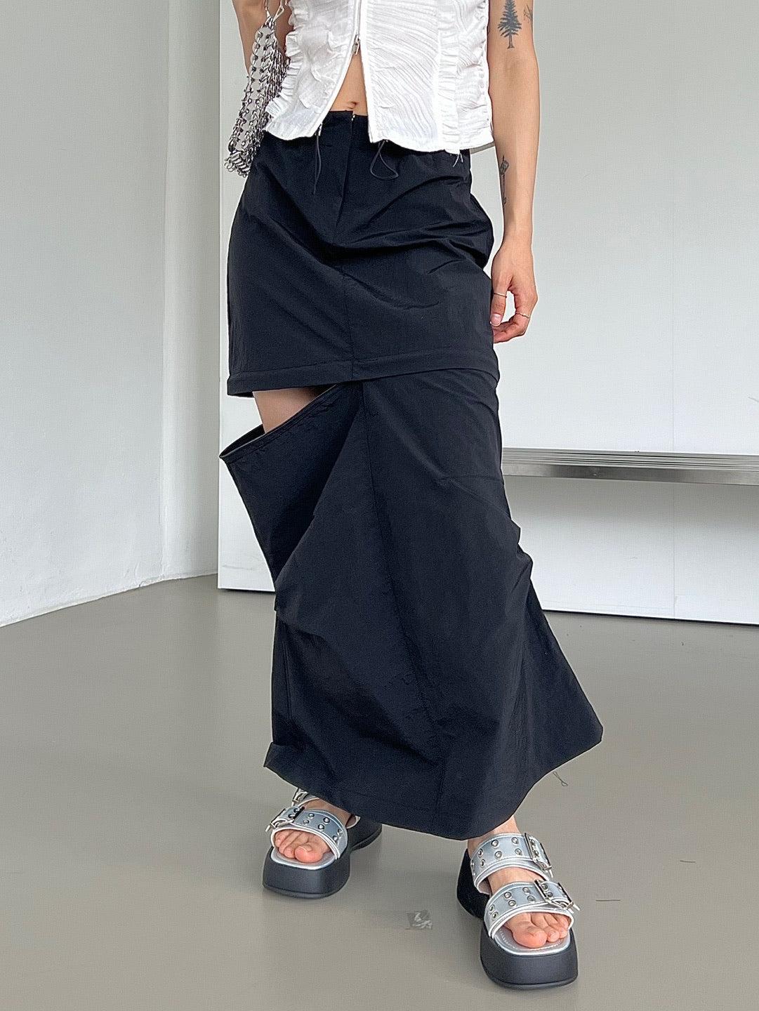 Versatile Utility Skirt in Black Product Image