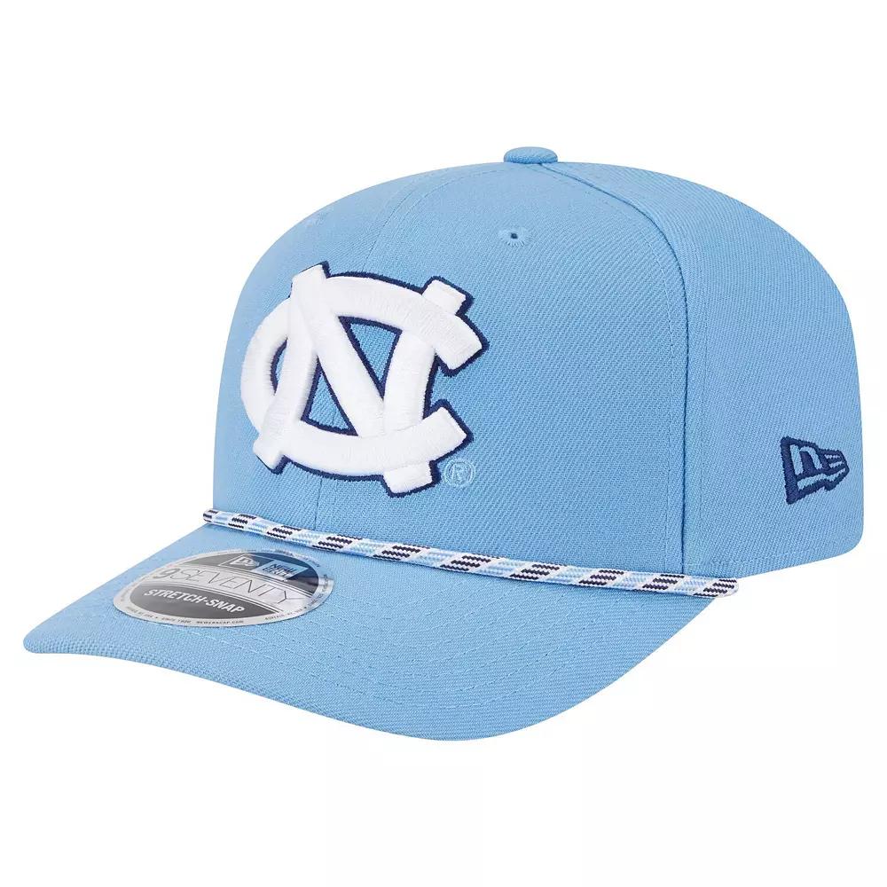 Men's New Era Carolina Blue North Carolina Tar Heels Game Day Multi-Rope 9SEVENTY Stretch-Snap Hat, Light Product Image