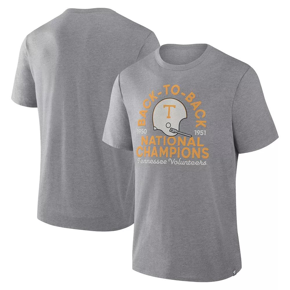 Men's Fanatics Gray Tennessee Volunteers Dynamic Showdown Tri-Blend T-Shirt,  Product Image