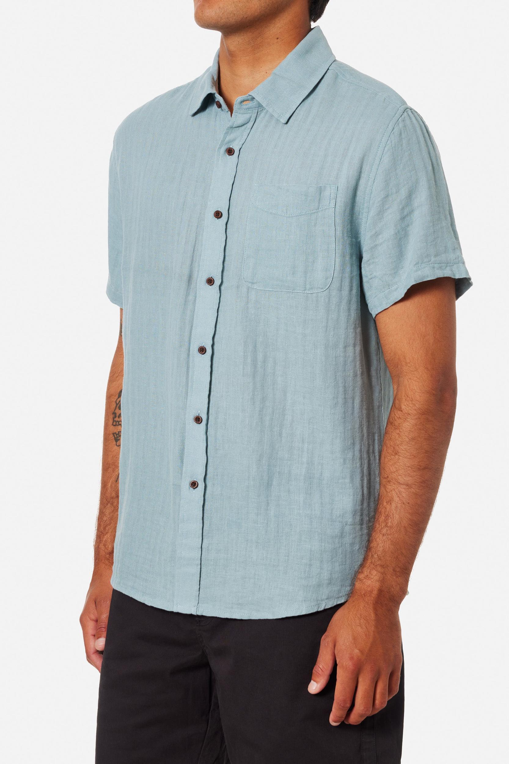 BOYS ALAN SOLID SHIRT - DESERT SAGE / L Product Image