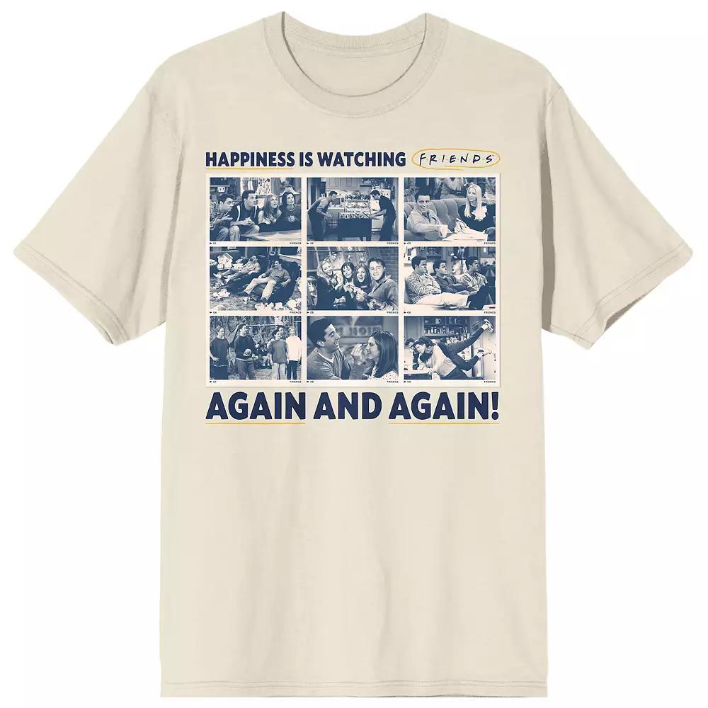 Men's Friends Happiness is Tee, Size: XL, Black Product Image