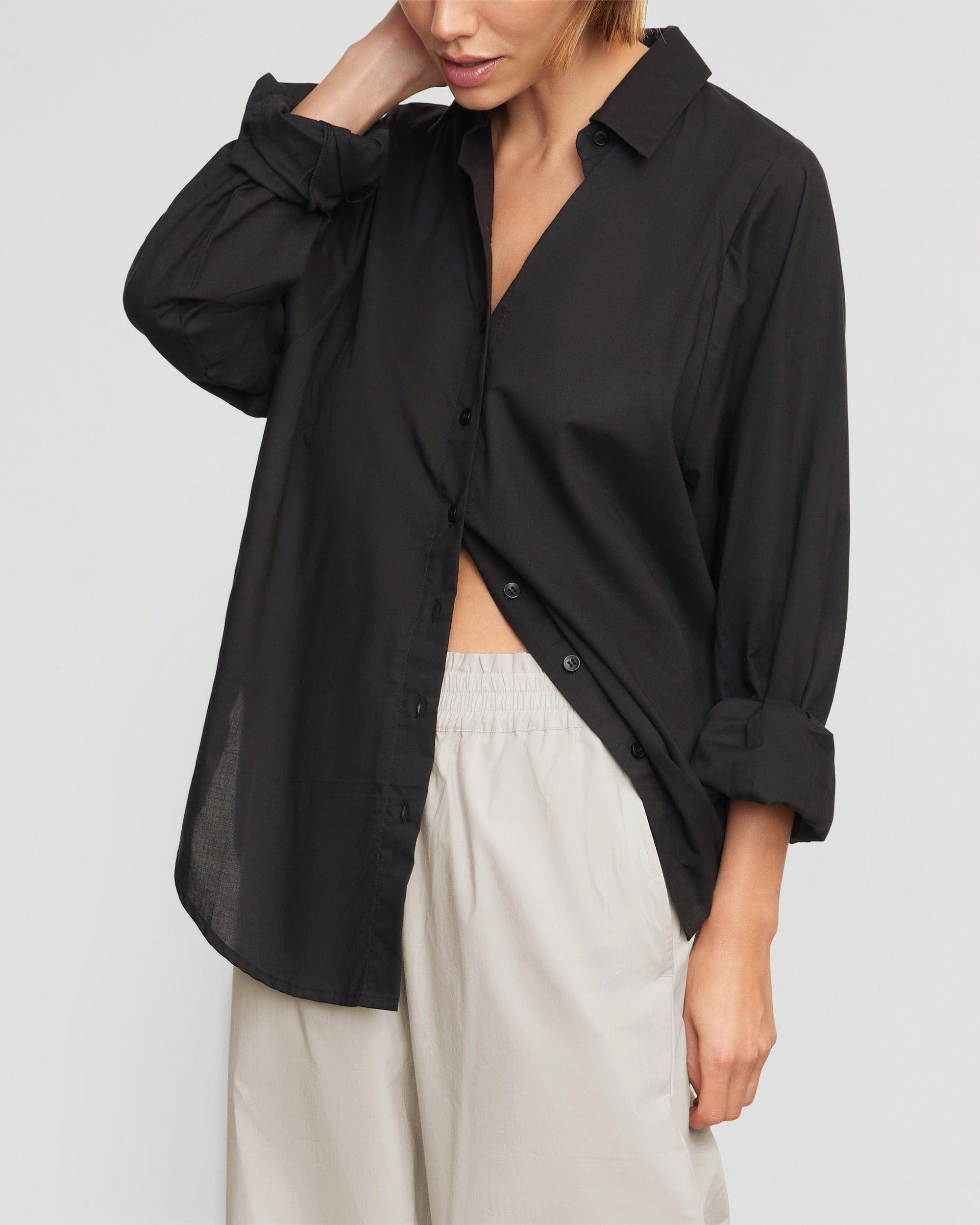 Paula Smocked-Waist Organic Cotton Pant Product Image