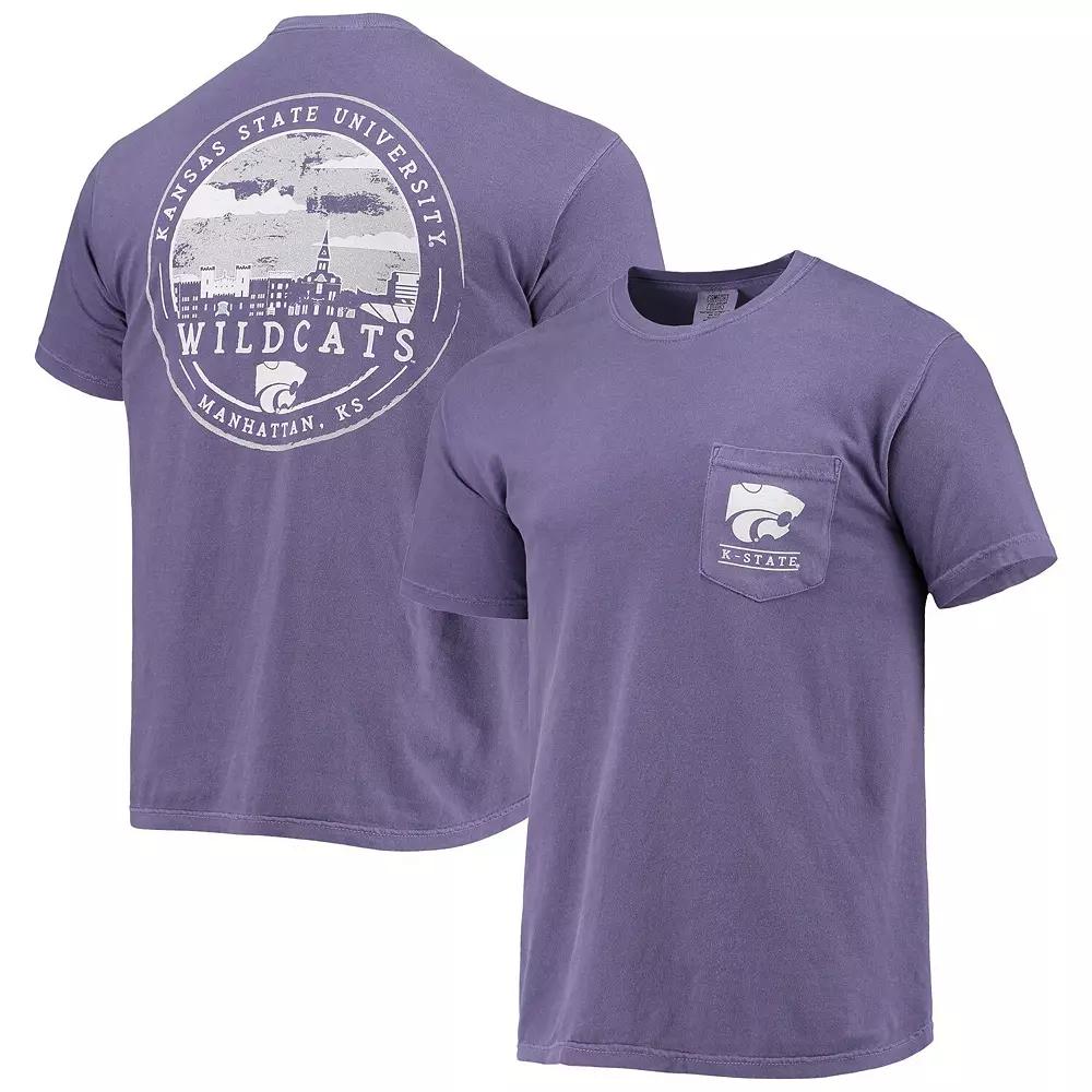 Men's Purple Kansas State Wildcats Circle Campus Scene T-Shirt, Size: Large Product Image