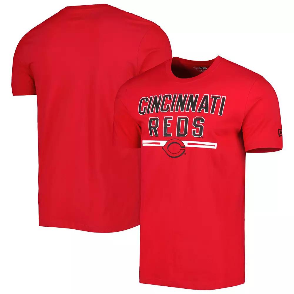 Men's New Era Red Cincinnati Reds Batting Practice T-Shirt, Size: Small, Red Red Product Image