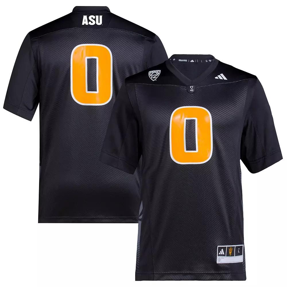 Men's adidas #0 Black Arizona State Sun Devils 2023 Premier Jersey,  Product Image