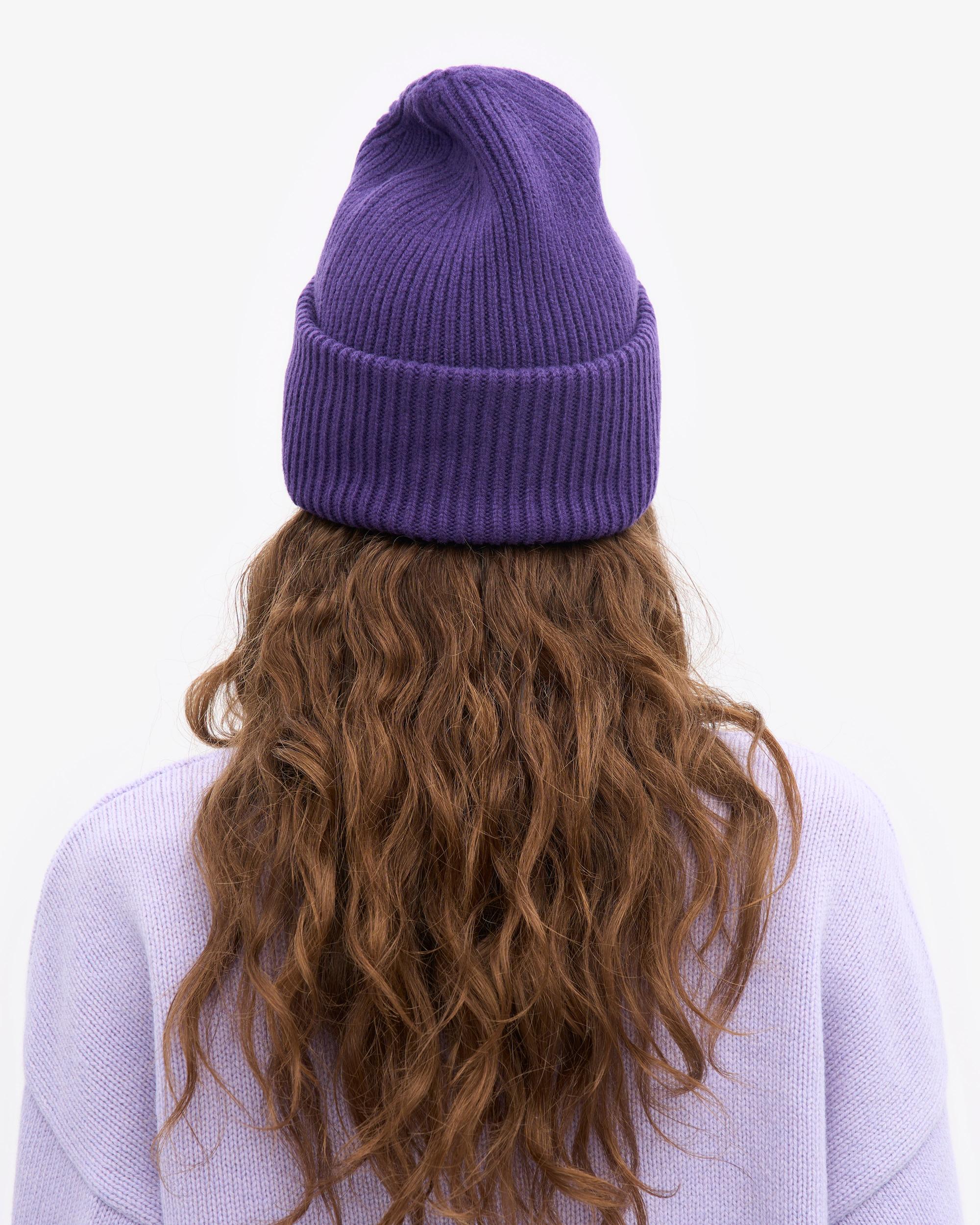 Merino Wool Hat - Magenta Blaze Product Image