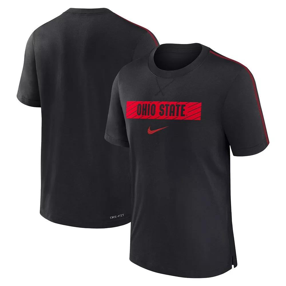 Men's Nike Red Georgia Bulldogs 2024/25 Sideline Player Performance Tri-Blend T-Shirt,  Product Image
