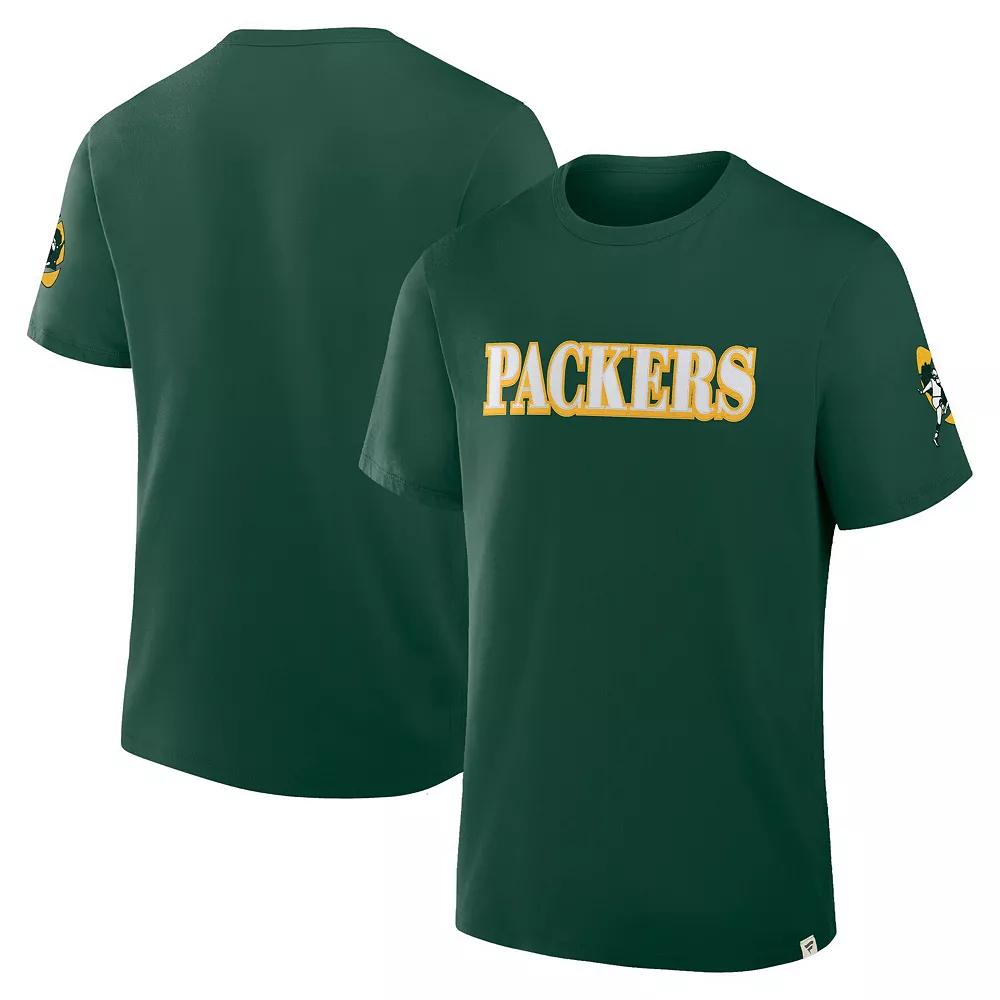 Men's Fanatics Green Green Bay Packers Elevated Classic Legacy T-Shirt,  Product Image