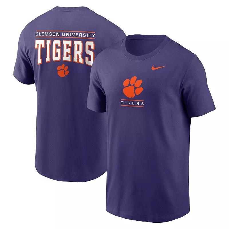 Men's Nike Purple Clemson Tigers 2-Hit T-Shirt,  Product Image