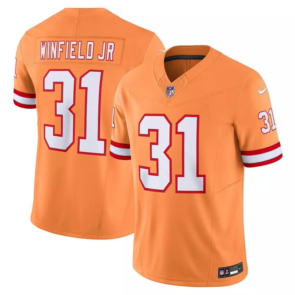 Men's Nike Antoine Winfield Jr. Orange Tampa Bay Buccaneers Throwback Vapor F.U.S.E. Limited Jersey, Size: 2XL Product Image