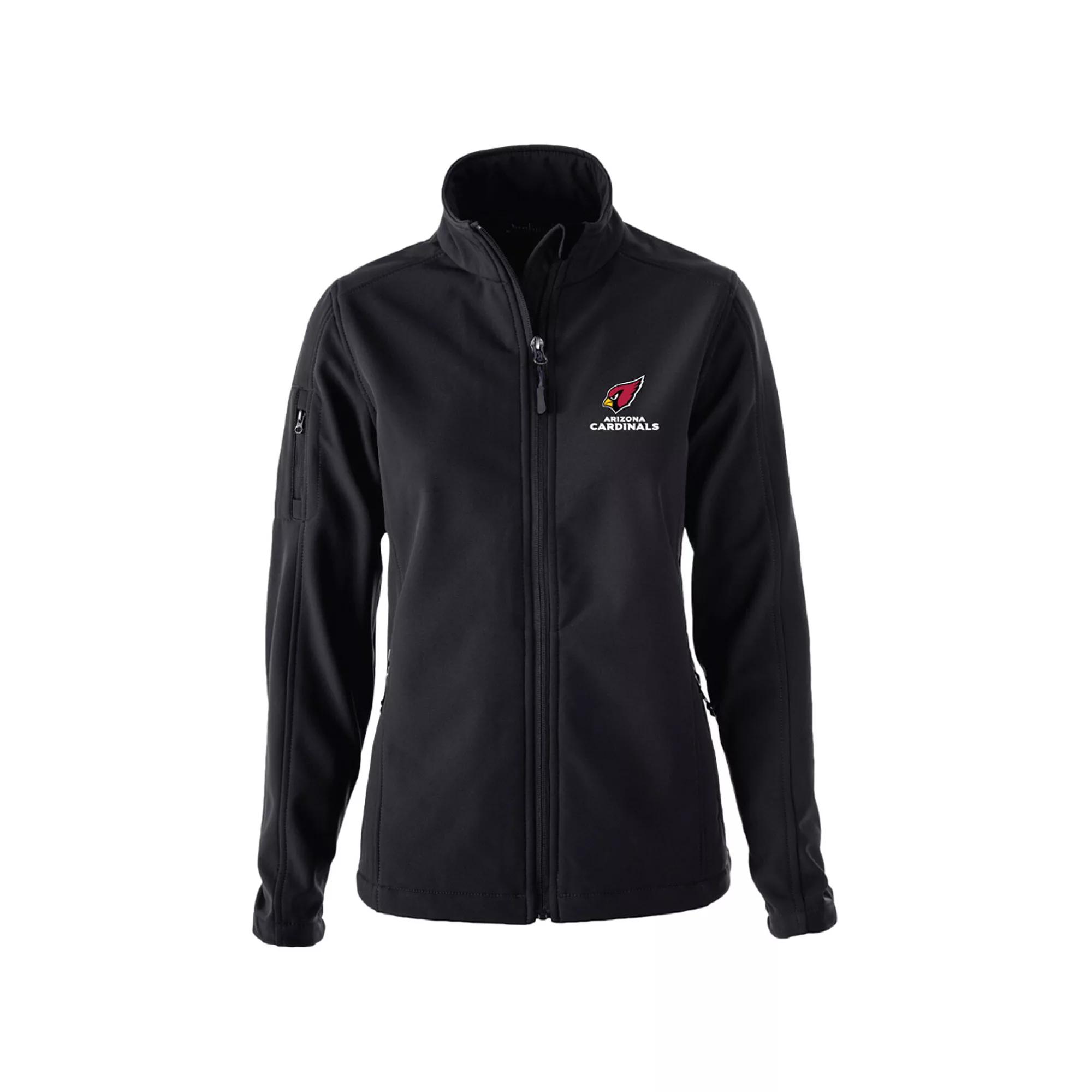 Women's Black Arizona Cardinals Full-Zip Sonoma Softshell Jacket,  Product Image