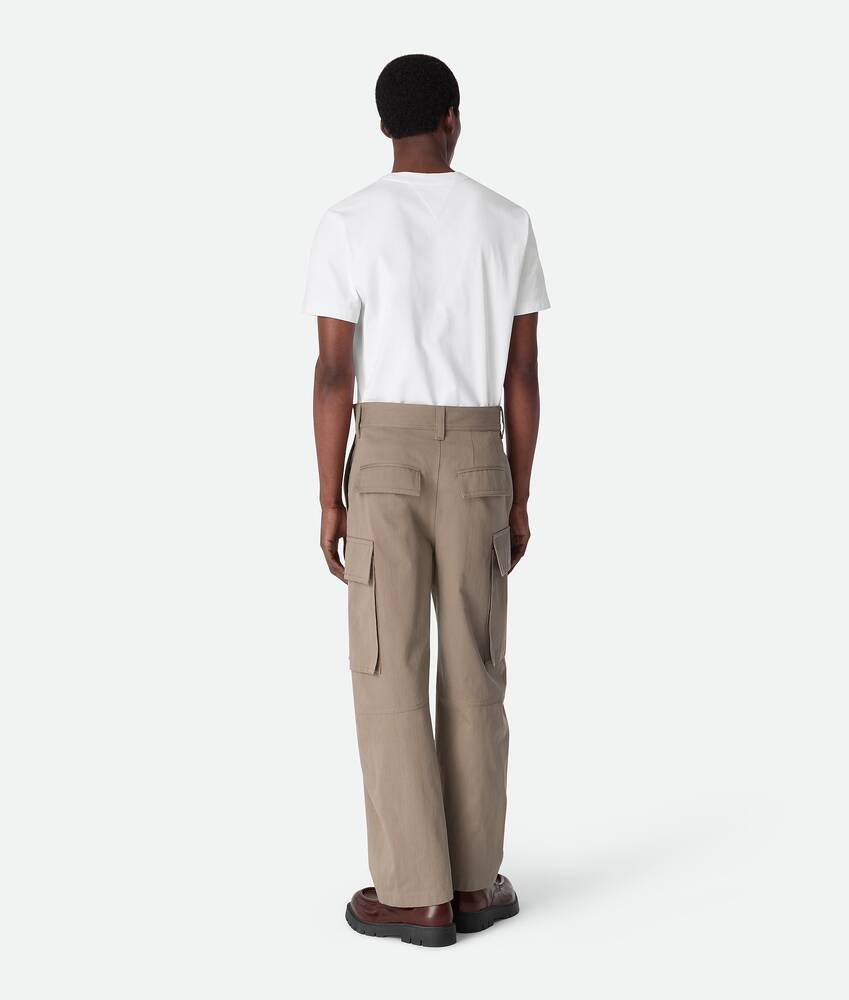 Men's Cotton Twill Cargo Pants in Grey seal Product Image