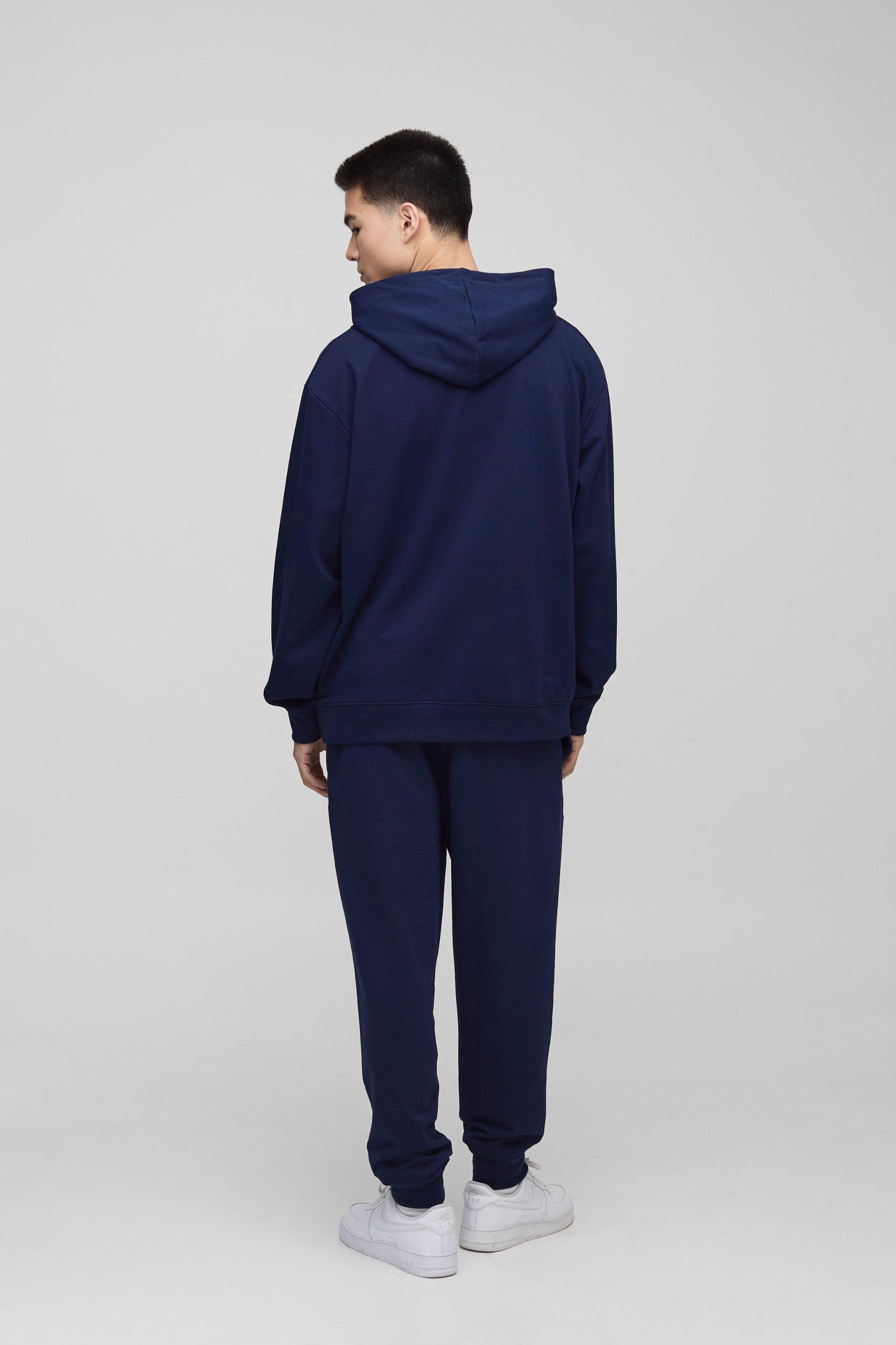 260GSM Loopback Basic Regular Fit Sweatpants | boohooMAN USA Product Image