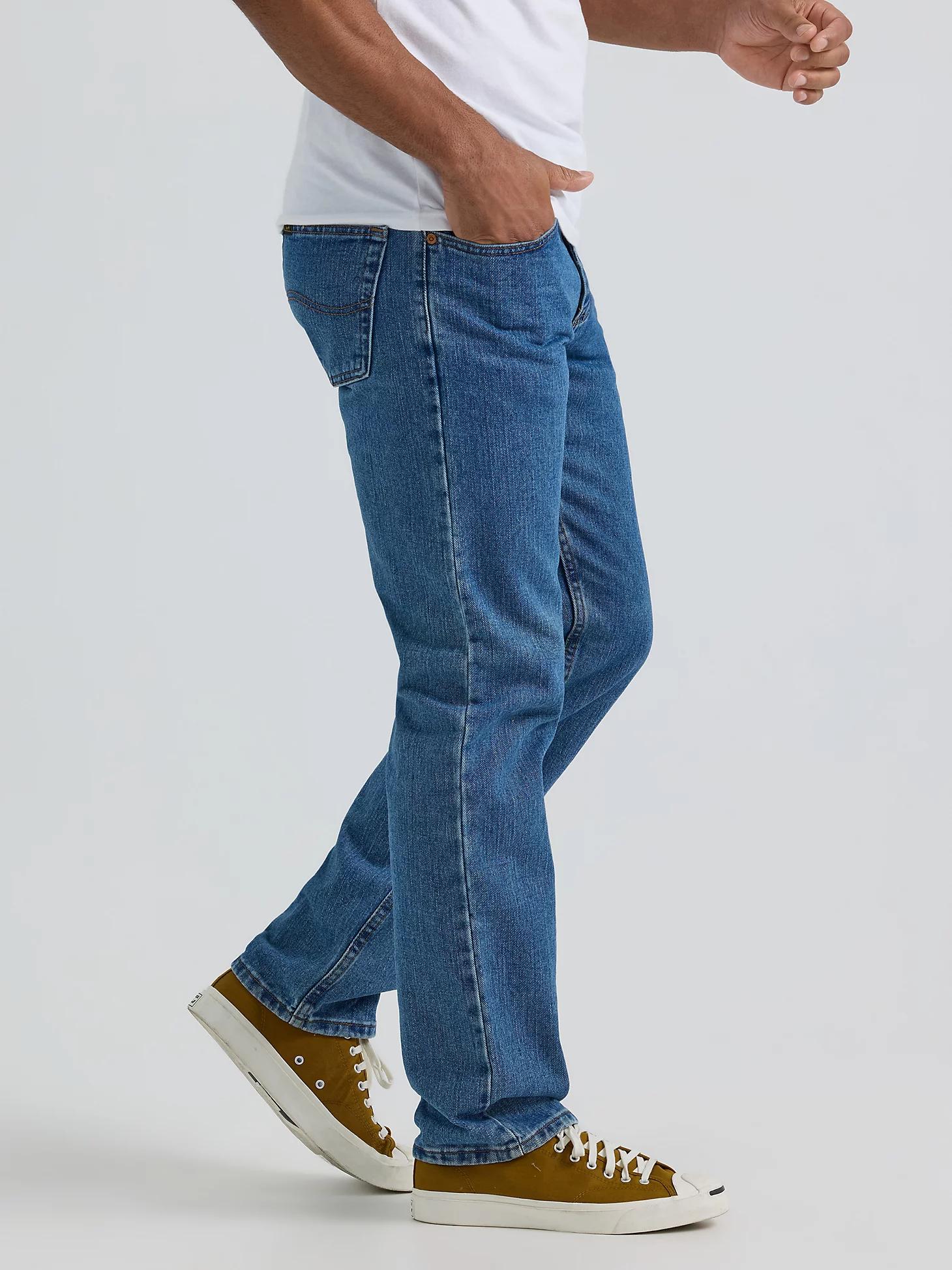 Men's 100% Cotton Regular Fit Straight Leg Heavyweight Jean | Men's Jeans | Lee® Product Image