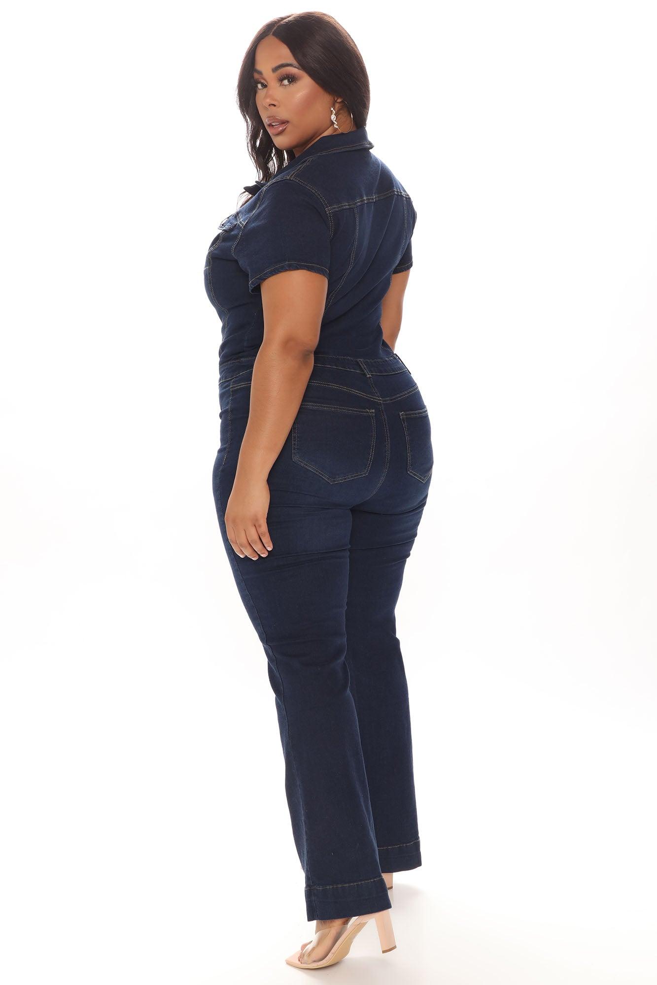 Day Dreaming Denim Jumpsuit - Denim Product Image