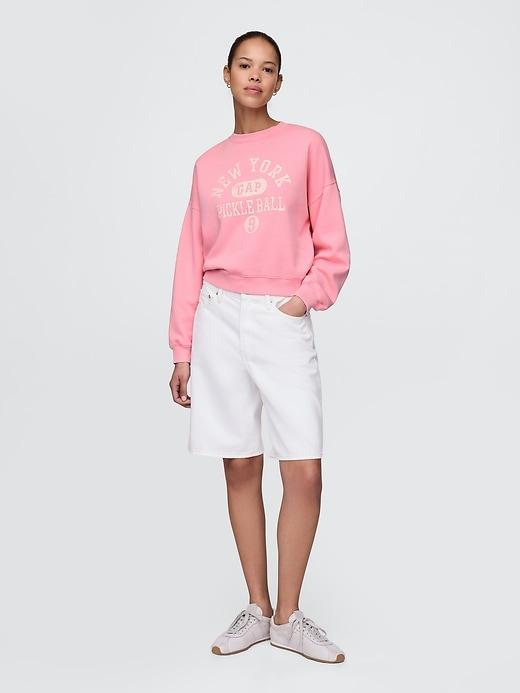 VintageSoft Wedge Crewneck Sweatshirt Product Image