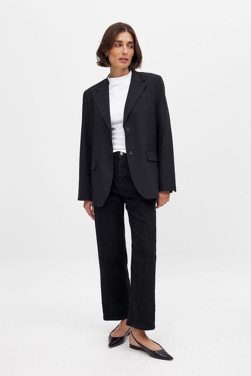 Straight High Waist Jeans Product Image