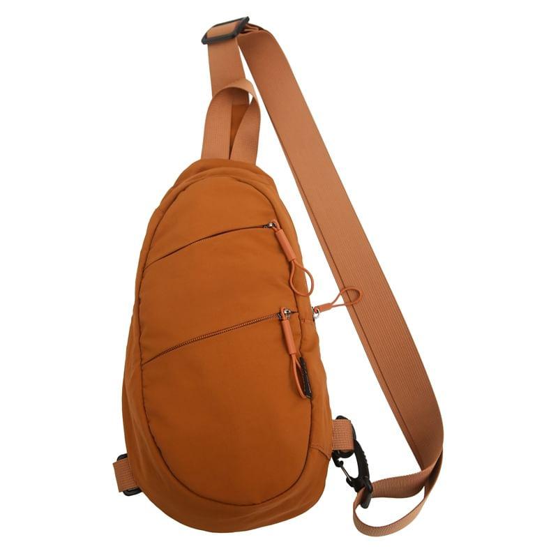 Plain Zip Sling Bag Product Image