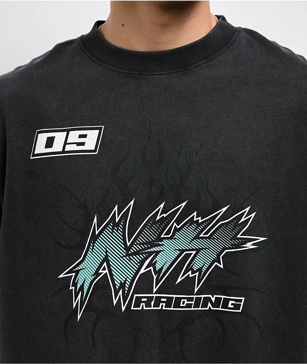 Ninth Hall Fast Lane Vintage Black T-Shirt Product Image