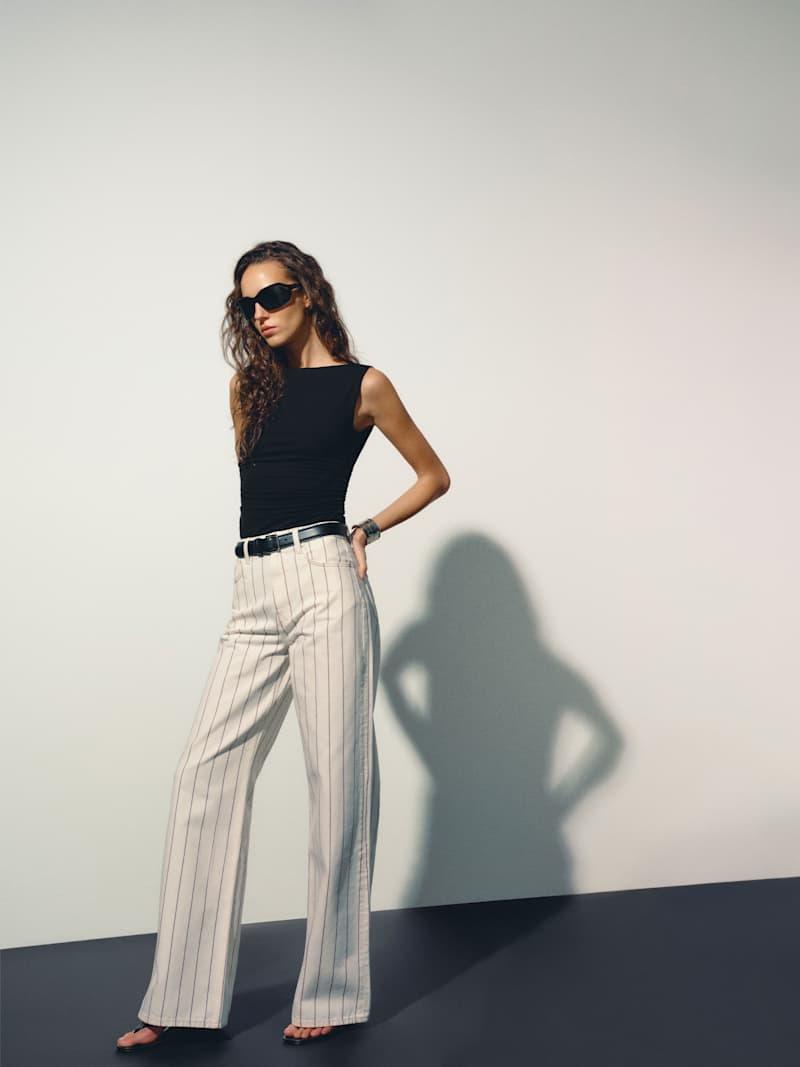Cary High Rise Slouchy Wide Leg Jeans Product Image