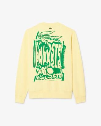 Men's Graphic Print Fleece Sweatshirt Product Image