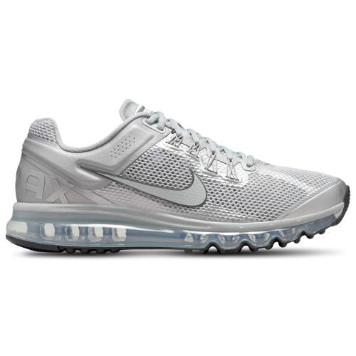Nike Mens Nike Air Max 2013 - Mens Running Shoes Metallic Silver/Metallic Silver/Black Product Image