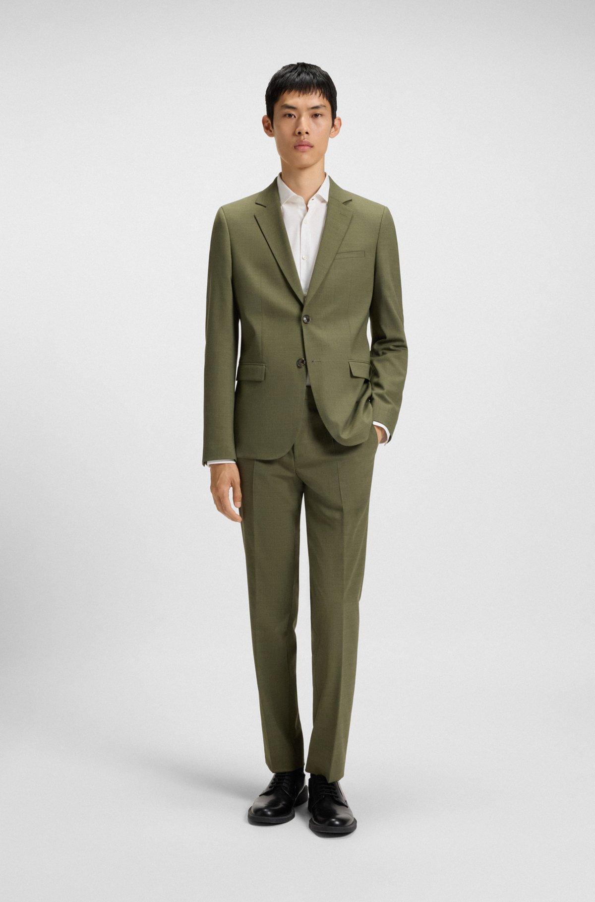 Extra-slim-fit suit jacket in performance-stretch dobby Product Image